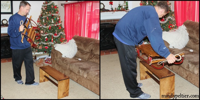 Vintage Sled Coffee Table