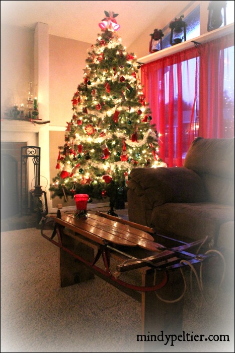 Vintage Sled Coffee Table @MindyJPeltier