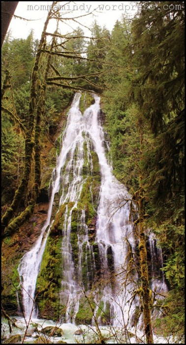 Boulder Creek waterfall panorama
