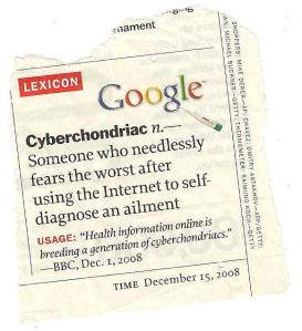 My Gracie is a Cyberchondriac