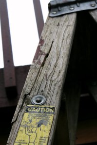 Turn a Vintage Ladder into a Shelf