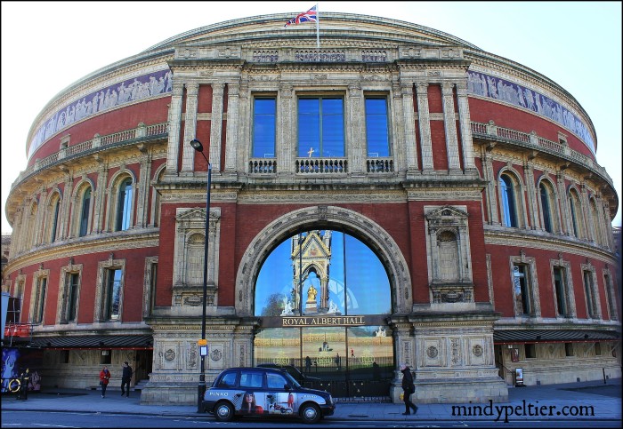 Prince Albert reflected in Royal Albert Hall. Photo by @MindyJPeltier