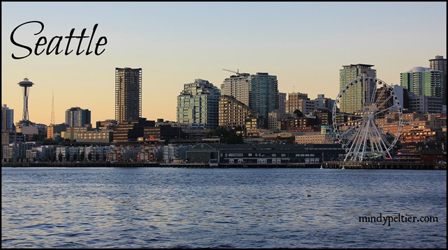 Seattle Skyline with Ferris Wheel