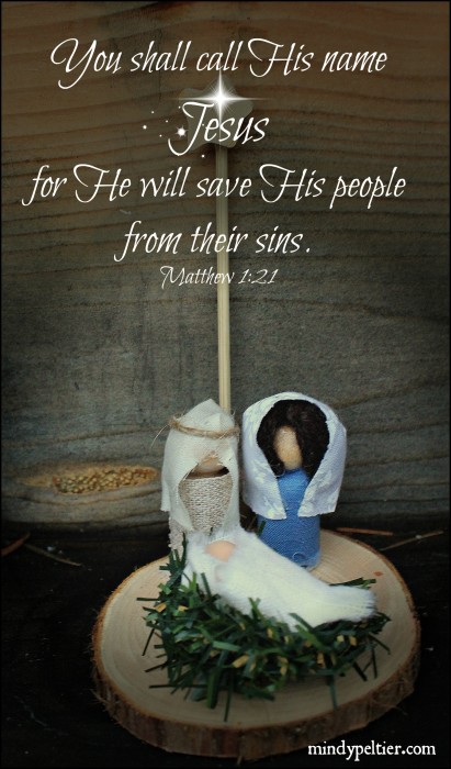 Peg Doll Natvity Set - Matthew 121 @MindyJPeltier